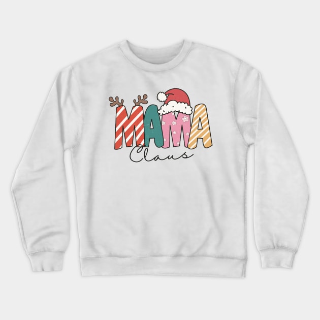 Mama Claus - Merry Christmas Crewneck Sweatshirt by Pop Cult Store